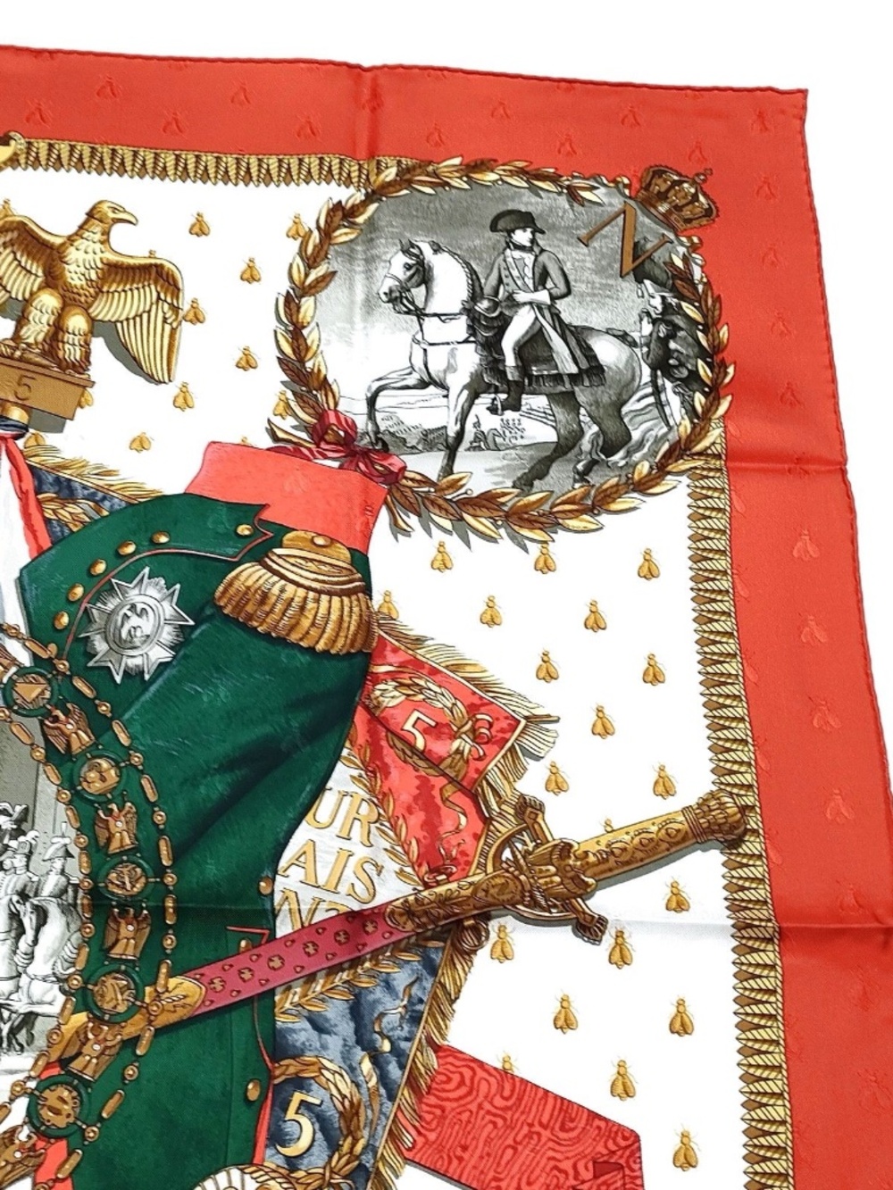 Hermes Napoleon Silk Scarf Carre 90 - Picture 3 of 5